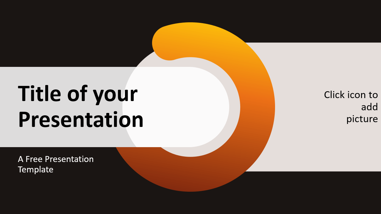 Free Chrono Template for Google Slides - Cover Slide