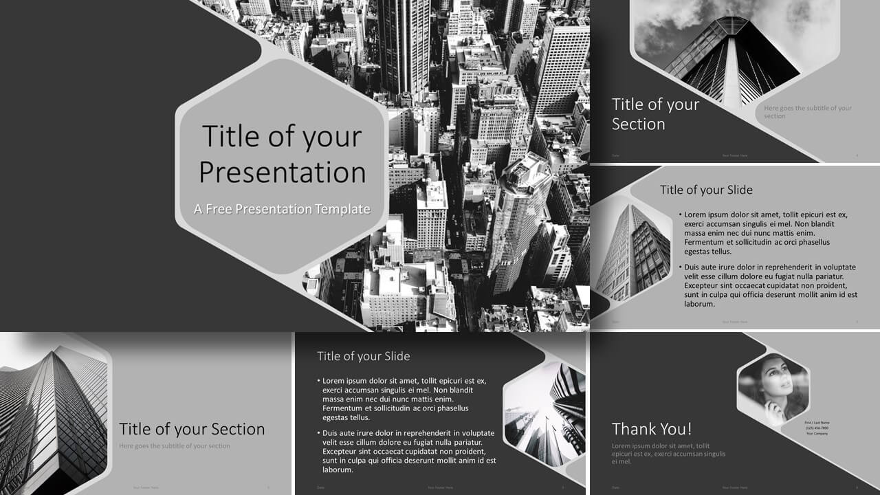 Free Hexagon Template for Google Slides and PowerPoint