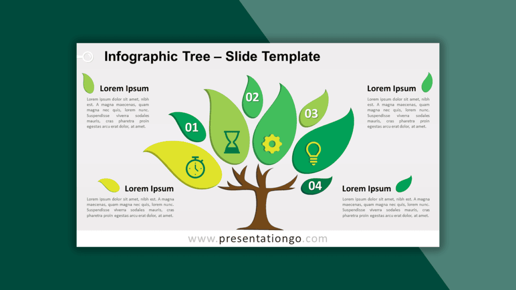 Infographic Tree Template for PowerPoint