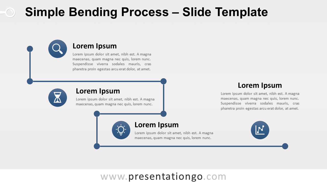 Free Simple Bending Process for PowerPoint and Google Slides