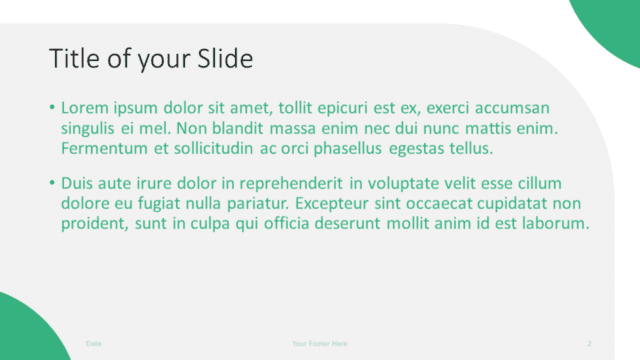 Lens Template for Google Slides – Title and Content Slide #1 Free Lens Template for Google Slides – Title and Content Slide (Variant 1)