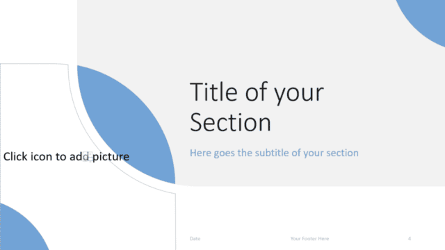 Lens Template for Google Slides – Section Slide #1 Free Lens Template for Google Slides – Section Slide (Variant 1)