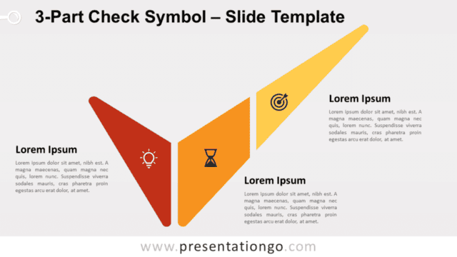 3-Part Check Symbol for PowerPoint and Google Slides Free 3-Part Check Symbol for PowerPoint and Google Slides