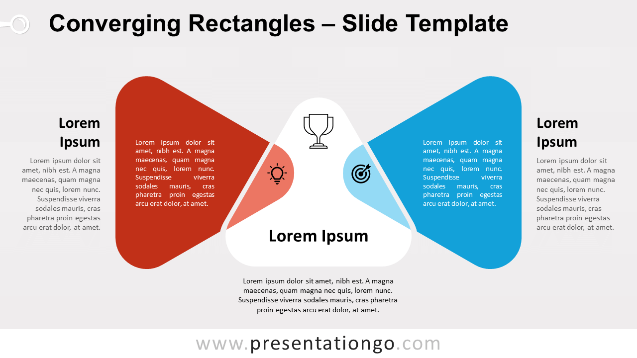 Free Converging Triangles for PowerPoint and Google Slides