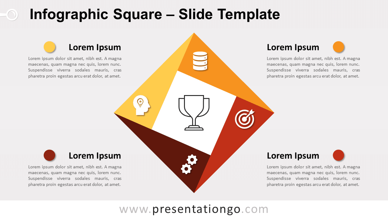 Free Infographic Square for PowerPoint and Google Slides