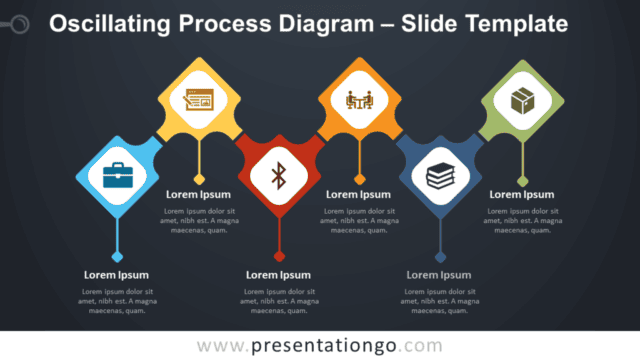 Free Oscillating Process Diagram Infographics for PowerPoint and Google Slides