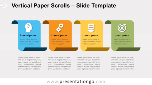 Vertical Paper Scrolls for PowerPoint and Google Slides Free Vertical Paper Scrolls for PowerPoint and Google Slides