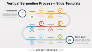Free Vertical Serpentine Process for PowerPoint and Google Slides
