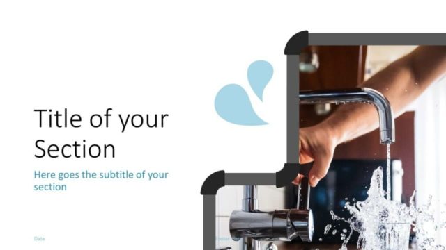Free PLUMBER Template for Google Slides – Section Slide (Variant 1)