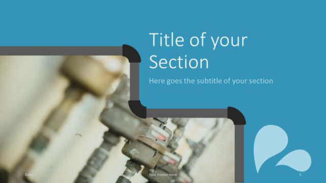 Free PLUMBER Template for Google Slides – Section Slide (Variant 2)