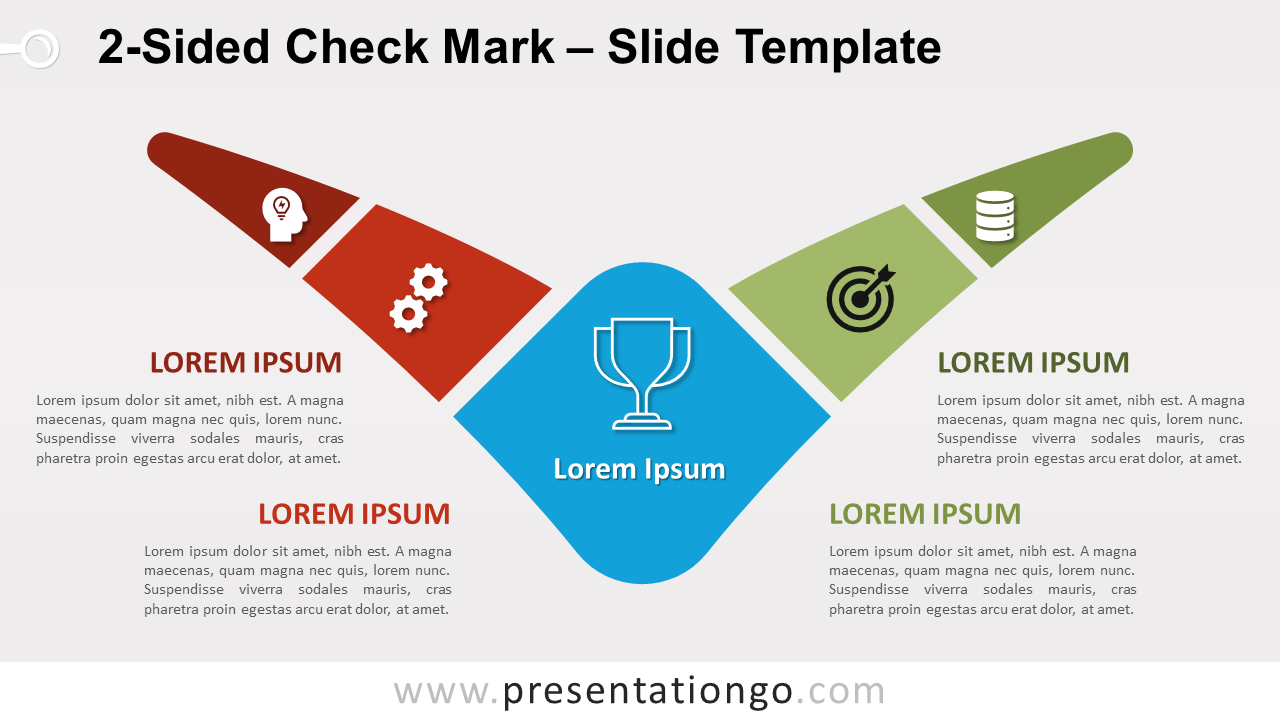 Free 2-Sided Check Mark for PowerPoint and Google Slides