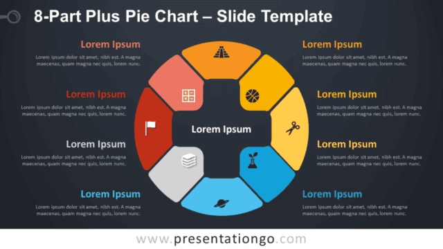 8-Part Plus Pie Chart Diagram for PowerPoint and Google Slides Free 8-Part Plus Pie Chart Diagram for PowerPoint and Google Slides