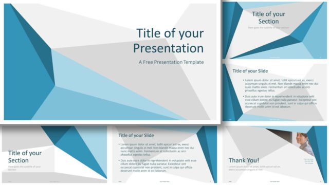 Abstract Origami Template for Google Slides and PowerPoint Free Abstract Origami Template for Google Slides and PowerPoint