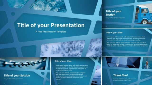 BLUE WEB Template for Google Slides and PowerPoint Free BLUE WEB Template for Google Slides and PowerPoint