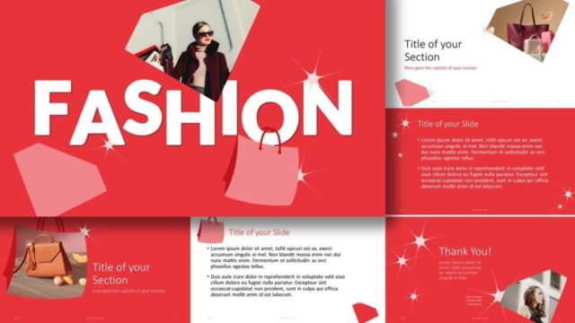 FASHION Template for Google Slides and PowerPoint Free FASHION Template for Google Slides and PowerPoint