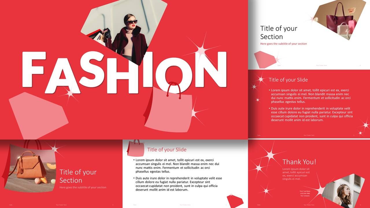 Free FASHION Template for Google Slides and PowerPoint