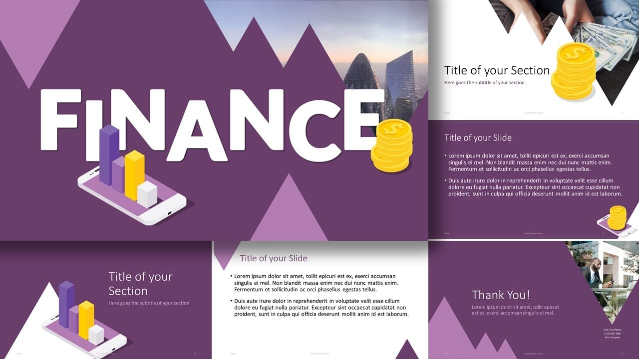 Free FINANCE Template for Google Slides and PowerPoint