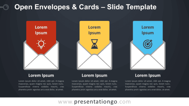 Open Envelopes & Cards Infographic for PowerPoint and Google Slides Free Open Envelopes & Cards Infographic for PowerPoint and Google Slides