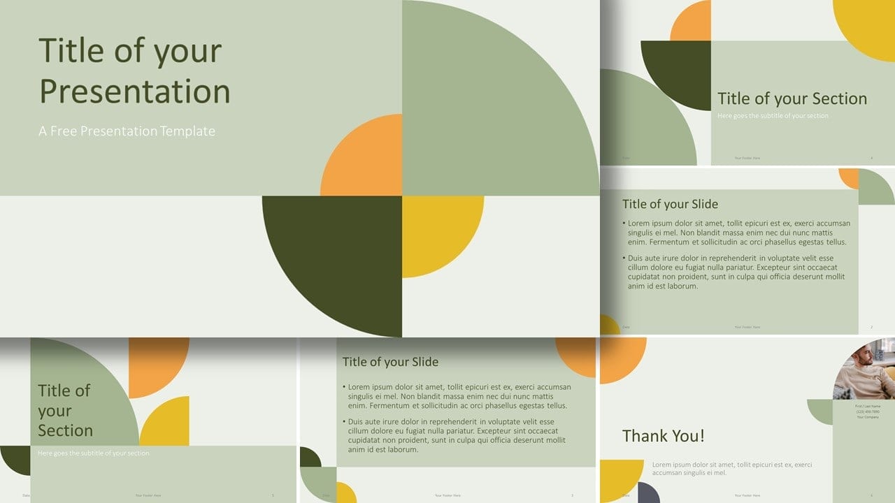 Free Quadrants Template for Google Slides and PowerPoint