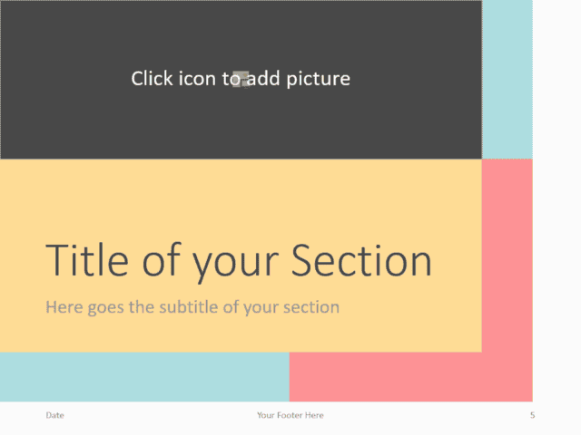 Framed Pastel Template for PowerPoint – Section Slide #2 Free Framed Pastel Template for PowerPoint – Section Slide (Variant 2)