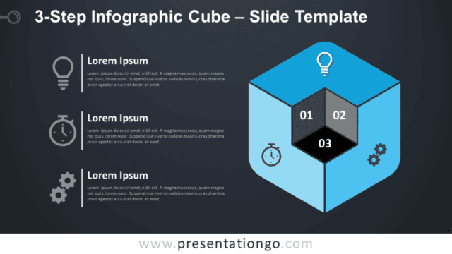 3-Step Infographic Cube Diagram for PowerPoint and Google Slides Free 3-Step Infographic Cube Diagram for PowerPoint and Google Slides