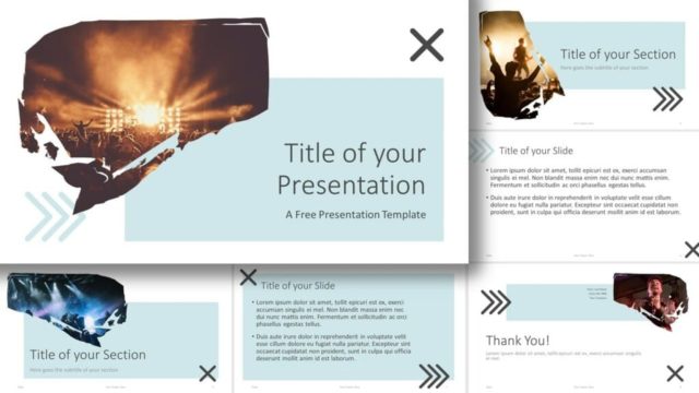 Concert Template for Google Slides and PowerPoint Free Concert Template for Google Slides and PowerPoint