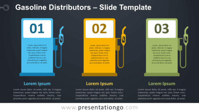 Free Gasoline Distributors Infographic for PowerPoint and Google Slides