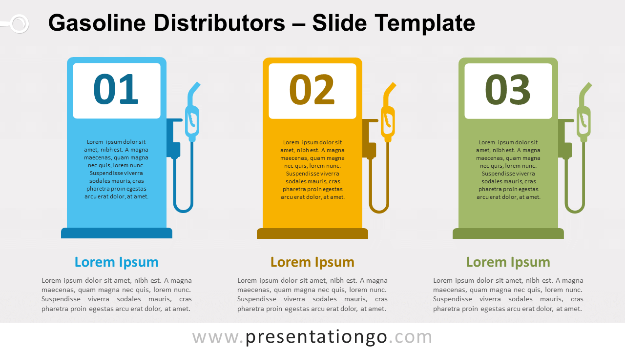 Free Gasoline Distributors for PowerPoint and Google Slides