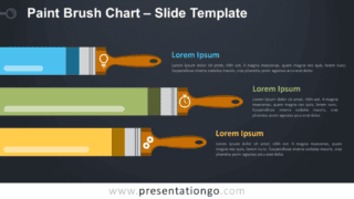 Free Paint Brush Chart Infographic for PowerPoint and Google Slides
