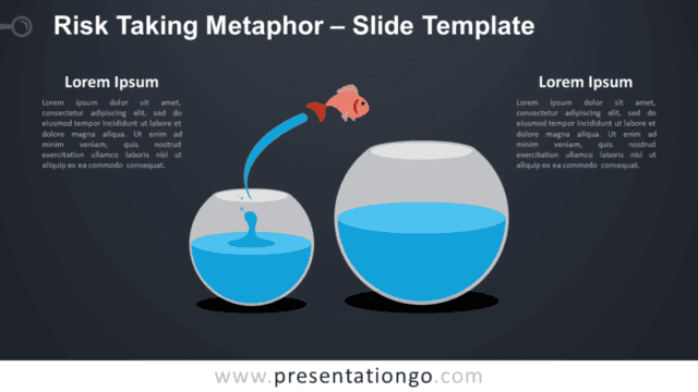 Free Risk Taking Metaphor Infographic for PowerPoint and Google Slides