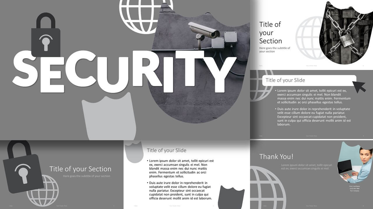 Free SECURITY Template for Google Slides and PowerPoint