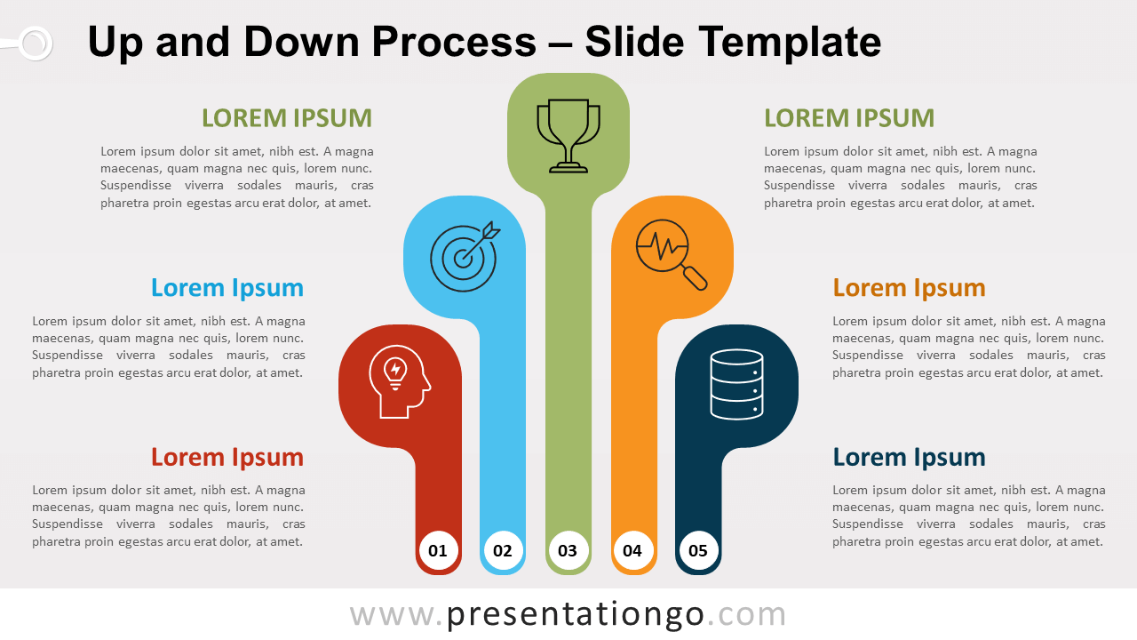 Free Up and Down Process for PowerPoint and Google Slides