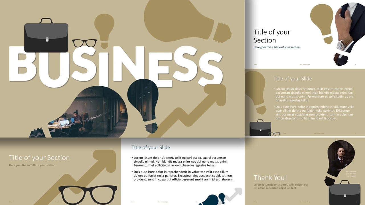 Free BUSINESS Template for Google Slides and PowerPoint