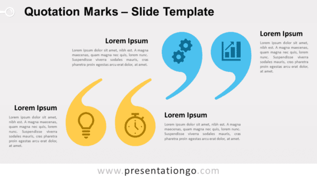 Free Quotation Marks for PowerPoint and Google Slides