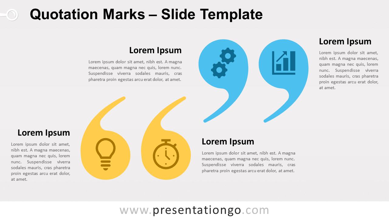 Free Quotation Marks for PowerPoint and Google Slides