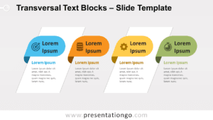 Free Transversal Text Blocks for PowerPoint and Google Slides