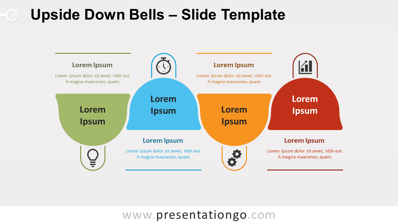 Free Upside Down Bells for PowerPoint and Google Slides