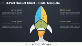 3-Part Rocket Chart Diagram for PowerPoint and Google Slides Free 3-Part Rocket Chart Diagram for PowerPoint and Google Slides