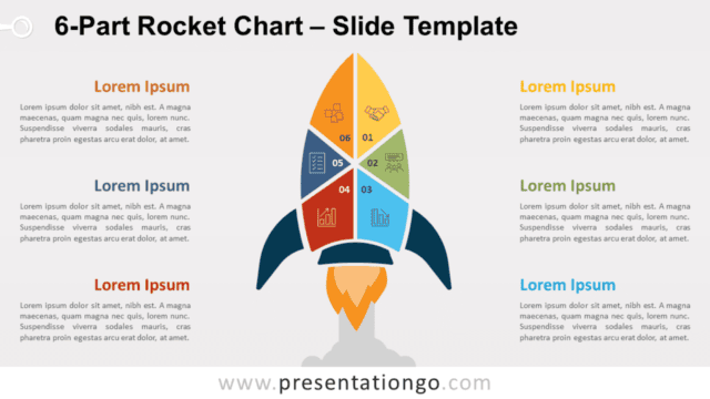 6-Part Rocket Chart for PowerPoint and Google Slides Free 6-Part Rocket Chart for PowerPoint and Google Slides