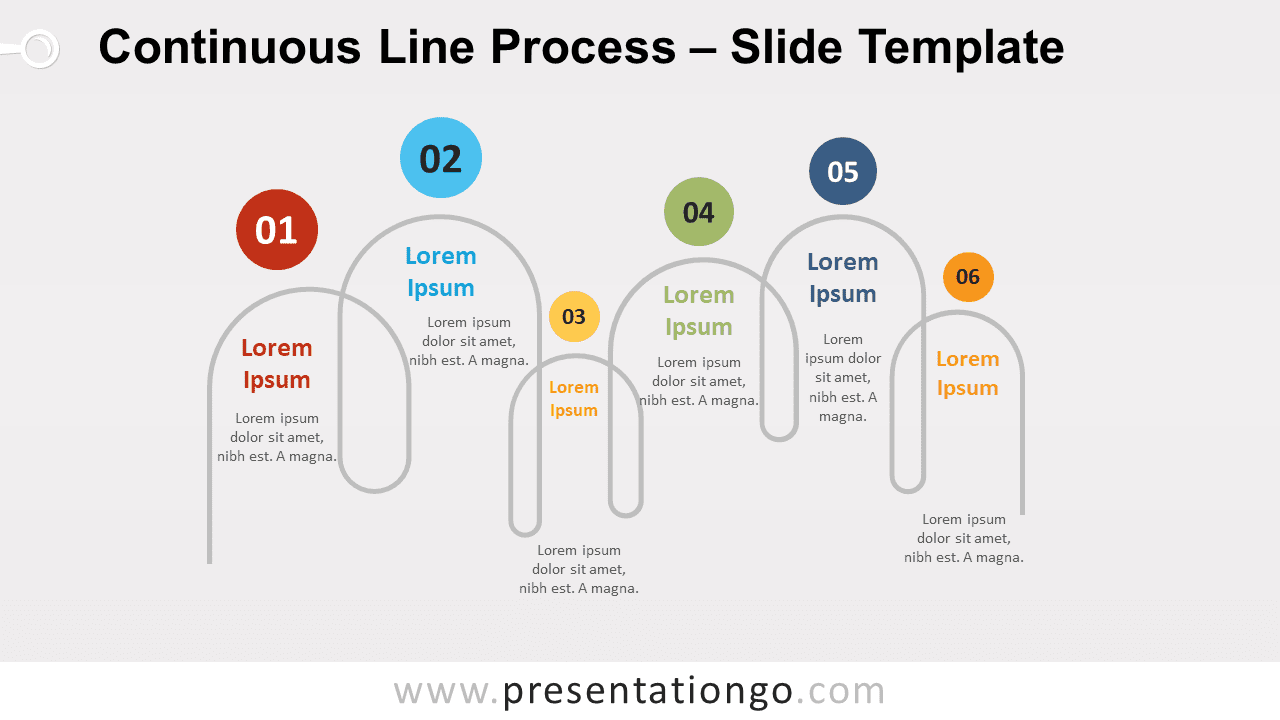 Free Continuous Line Process for PowerPoint and Google Slides