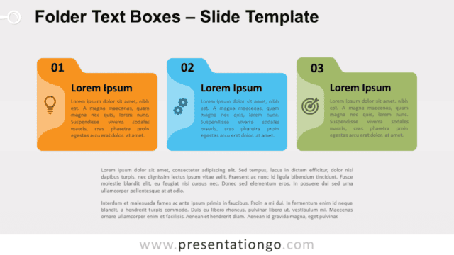Folder Text Boxes for PowerPoint and Google Slides Free Folder Text Boxes for PowerPoint and Google Slides