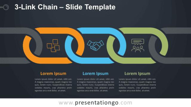 3-Link Chain Graphics for PowerPoint and Google Slides Free 3-Link Chain Graphics for PowerPoint and Google Slides