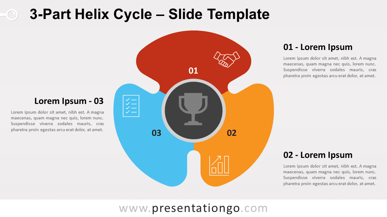 Free 3-Part Helix Cycle for PowerPoint and Google Slides