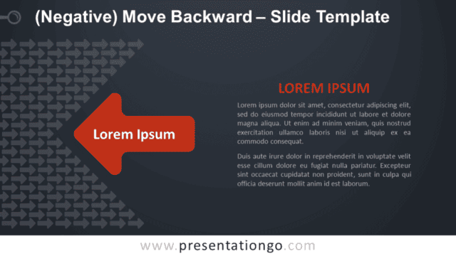Negative Move Backward Graphics for PowerPoint and Google Slides Free Negative Move Backward Graphics for PowerPoint and Google Slides