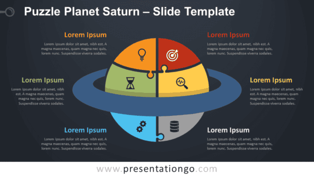 Puzzle Planet Saturn Graphics for PowerPoint and Google Slides Free Puzzle Planet Saturn Graphics for PowerPoint and Google Slides