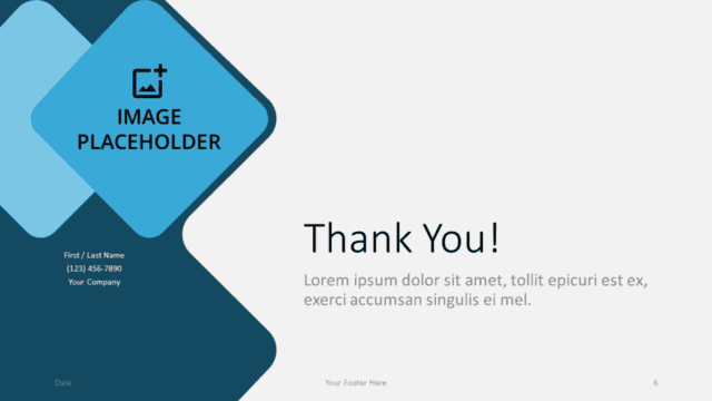 Abstract Rounded Template for Google Slides - Closing Free Abstract Rounded Template for Google Slides - Closing / Thank you