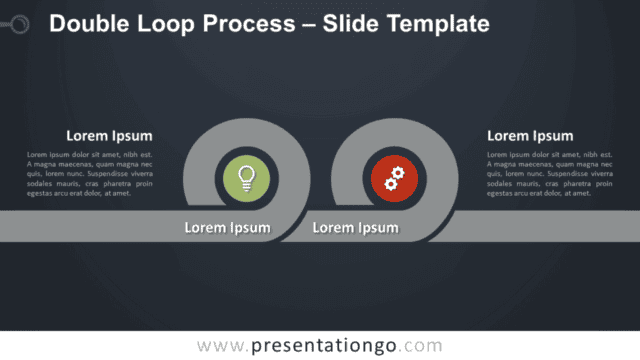 Double Loop Process Graphics for PowerPoint and Google Slides Free Double Loop Process Graphics for PowerPoint and Google Slides