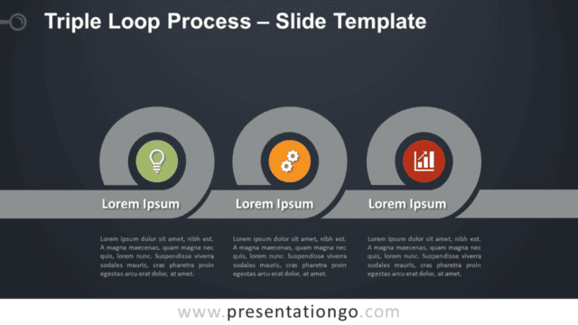 Triple Loop Process Graphics for PowerPoint and Google Slides Free Triple Loop Process Graphics for PowerPoint and Google Slides