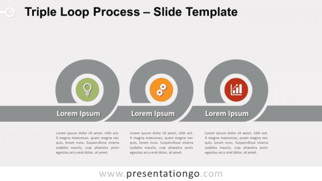 Triple Loop Process for PowerPoint and Google Slides Free Triple Loop Process for PowerPoint and Google Slides