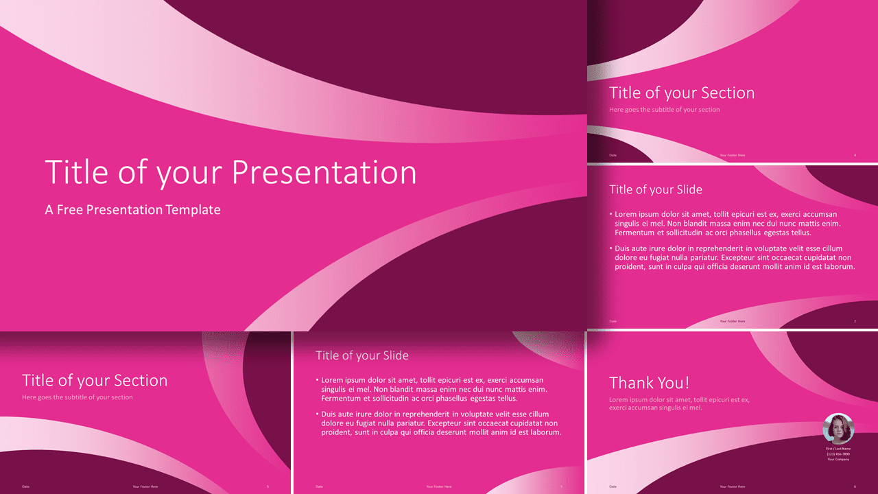 Free Aesthetic Purple Template for PowerPoint and Google Slides